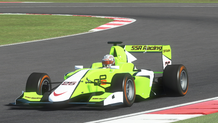 SSA Racing-Θάνος Αμπλάς GP3 car